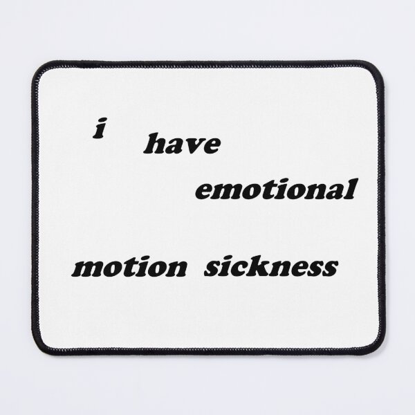 Item preview, motion sickness lyrics design  designed and sold by daisyfrances.