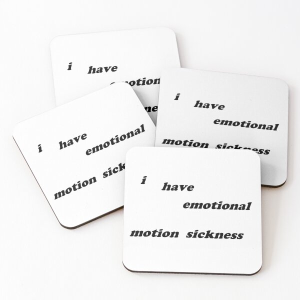 Item preview, motion sickness lyrics design  designed and sold by daisyfrances.