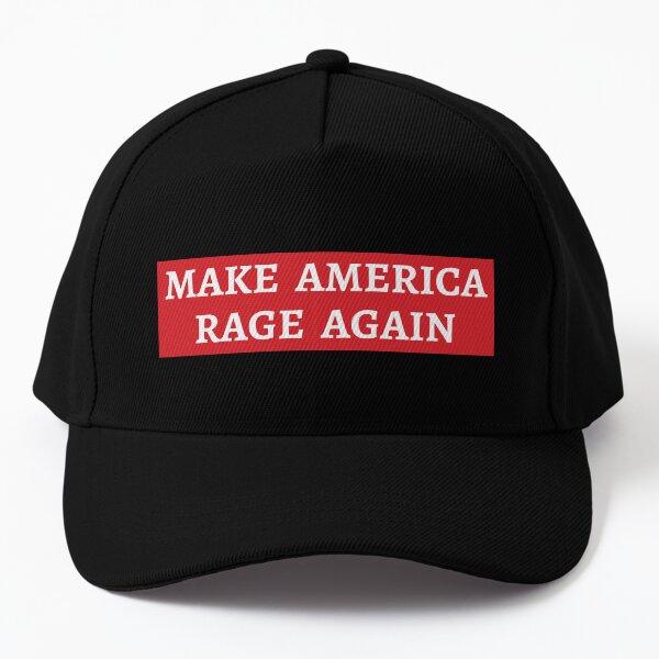 Make America Rage Again, MAGA Parody (red box logo) Baseball Cap