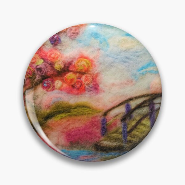 Item preview, Cherry Blossom by the bridge soft floral dresses and home accessories by Redbubble designed and sold by Winnie Tam.