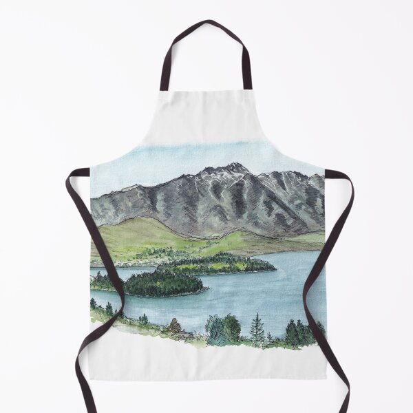 Item preview, Queenstown from Fernhill Watercolour designed and sold by Tom Napper Design.