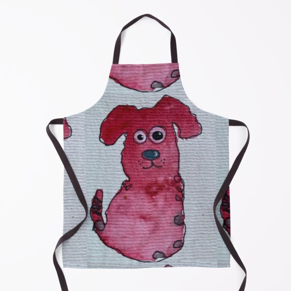 Item preview, Red Watercolor Pup designed and sold by MailingJoy.