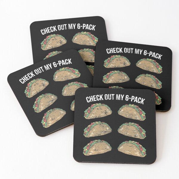 Item preview, Check Out My 6 Pack Tacos Funny Cute Taco Lover designed and sold by Echo Dusk.