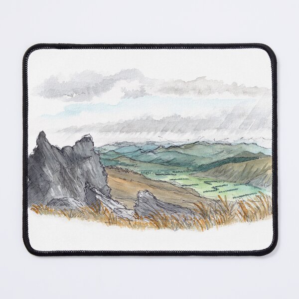 Item preview, Eyre Mountains Watercolour designed and sold by Tom Napper Design.