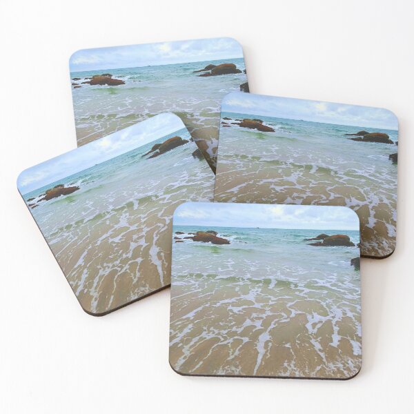 Item preview, Calm Beach | Waves | Light Blue Green Water | Embrulho Beach | Bombinhas | Brazil designed and sold by iwaya-bazaar.