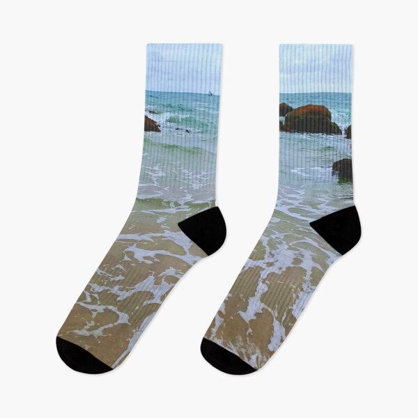 Item preview, Calm Beach | Waves | Light Blue Green Water | Embrulho Beach | Bombinhas | Brazil designed and sold by iwaya-bazaar.