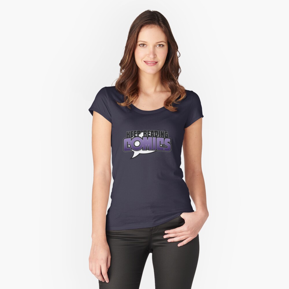 Item preview, Fitted Scoop T-Shirt designed and sold by thunderquack.