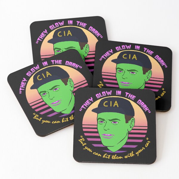 Item preview, They Glow In The Dark - CIA, Undercover, Terry Davis, Meme designed and sold by SpaceDogLaika.