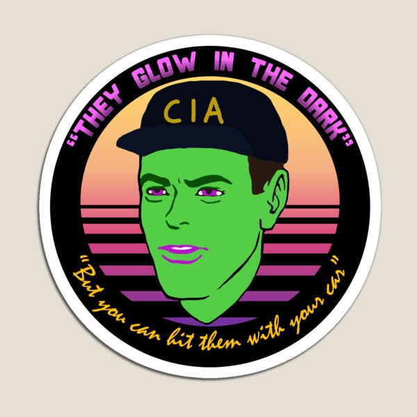 Item preview, Ils brillent dans le noir – CIA, Undercover, Terry Davis, Meme designed and sold by SpaceDogLaika.