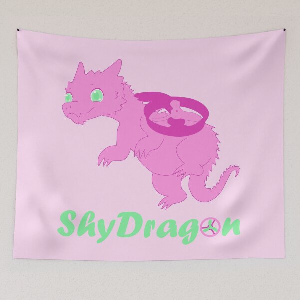 Item preview, ShyDragonFPV Logo - Pink Background Special designed and sold by DragonsEyeMedia.