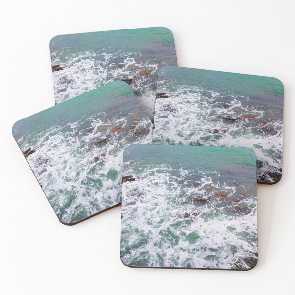 Item preview, Rocks and Waves | Light Blue Green Water | Embrulho Beach | Bombinhas | Brazil designed and sold by iwaya-bazaar.