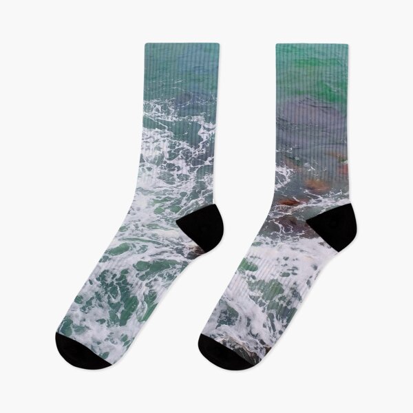 Item preview, Rocks and Waves | Light Blue Green Water | Embrulho Beach | Bombinhas | Brazil designed and sold by iwaya-bazaar.