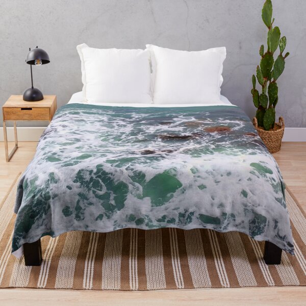 Item preview, Rocks and Waves | Light Blue Green Water | Embrulho Beach | Bombinhas | Brazil designed and sold by iwaya-bazaar.