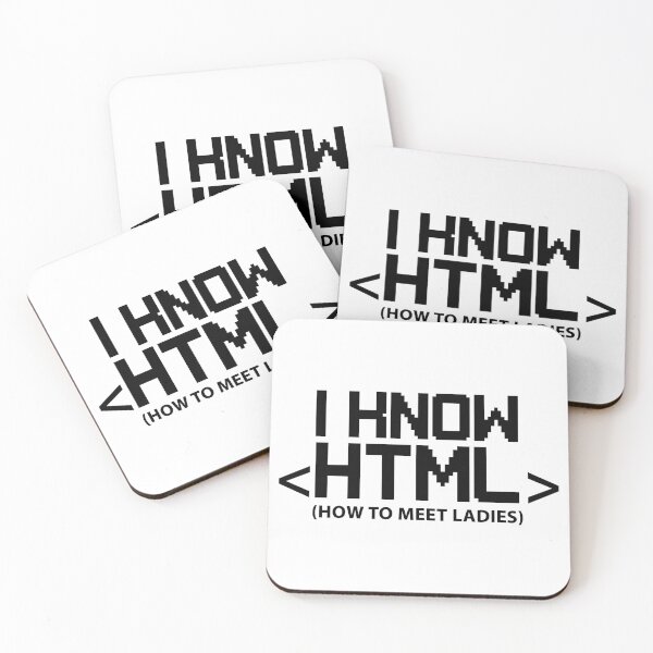 Item preview, I know HTML (How to meet ladies) designed and sold by IncubeeWords.