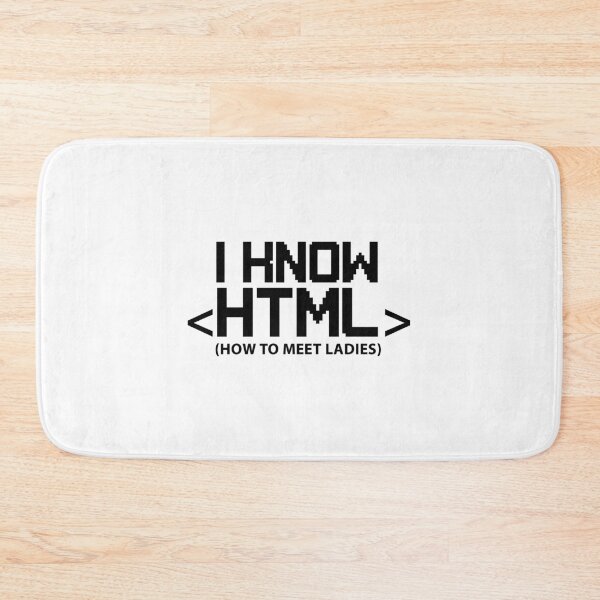 Item preview, I know HTML (How to meet ladies) designed and sold by IncubeeWords.