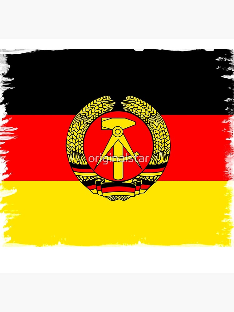 Horloge « RDA drapeau symbole de la République démocratique allemande