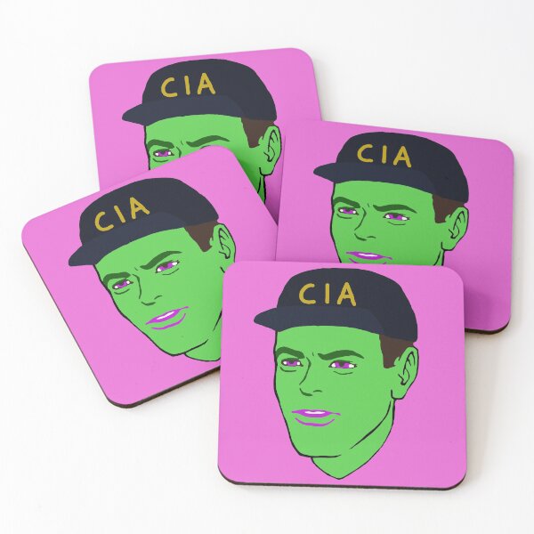 Item preview, CIA Glow Guy - Meme, Glow In The Dark, Terry Davis designed and sold by SpaceDogLaika.