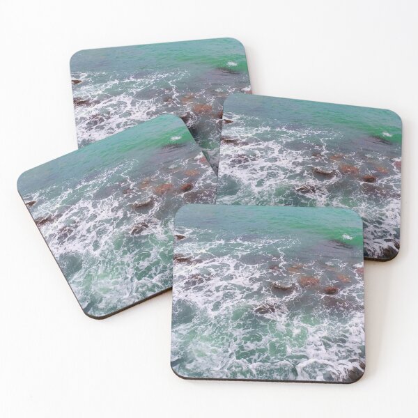 Item preview, Rocks and Waves II | Light Blue Green Water | Embrulho Beach | Bombinhas | Brazil designed and sold by iwaya-bazaar.