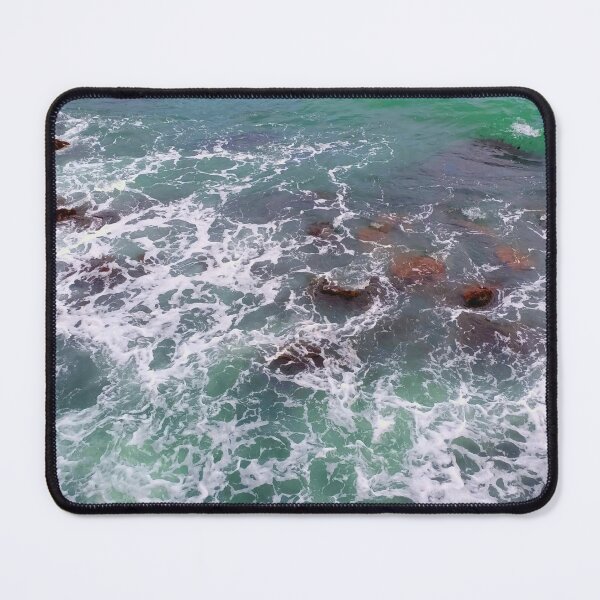 Item preview, Rocks and Waves II | Light Blue Green Water | Embrulho Beach | Bombinhas | Brazil designed and sold by iwaya-bazaar.
