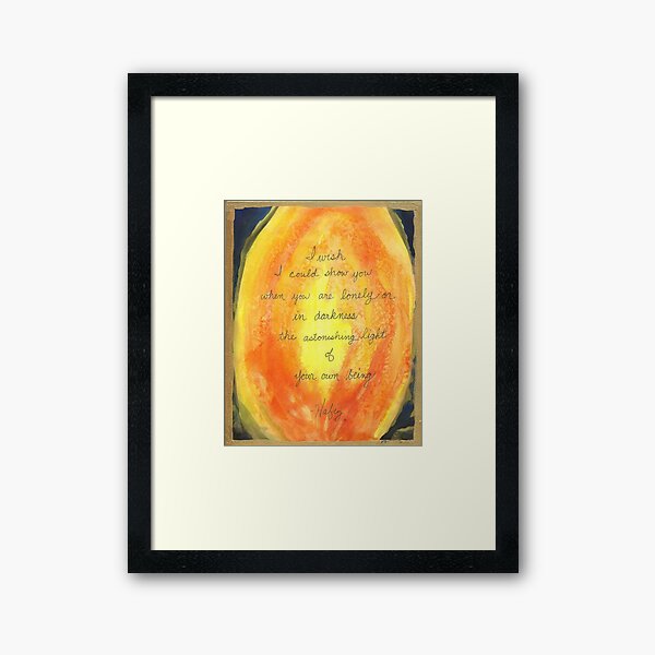 Astonishing Light Framed Art Print