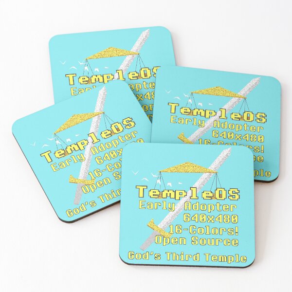 Item preview, TempleOS Early Adopter - Terry A Davis, Programmer, Meme designed and sold by SpaceDogLaika.