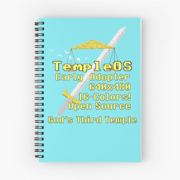 Item preview, TempleOS Early Adopter - Terry A Davis, Programmer, Meme designed and sold by SpaceDogLaika.