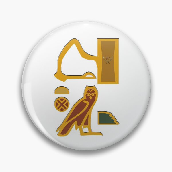 Item preview, Aha' Kamat Hieroglyphs logo designed and sold by Ta'wy Ancient Egyptian Merchandise.