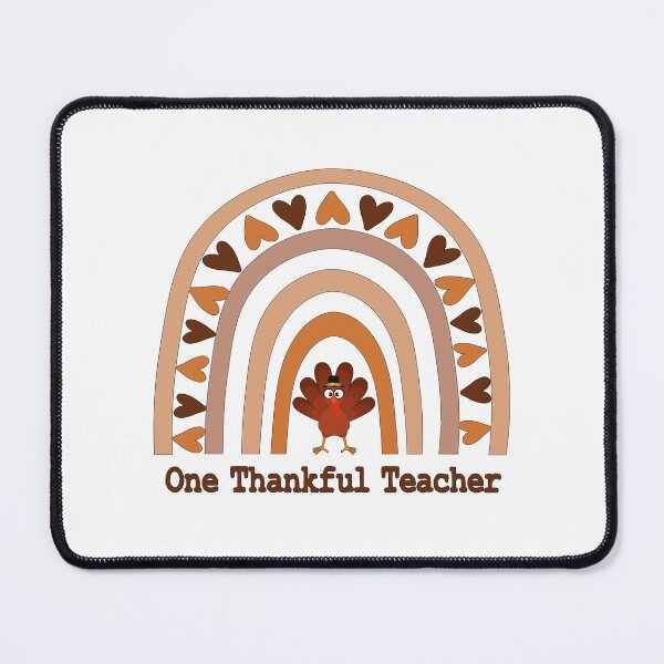 Item preview, Rainbow one thankful teacher thanksgiving gift Birthday funny sarcastic saying offended Meme designed and sold by joygift369.