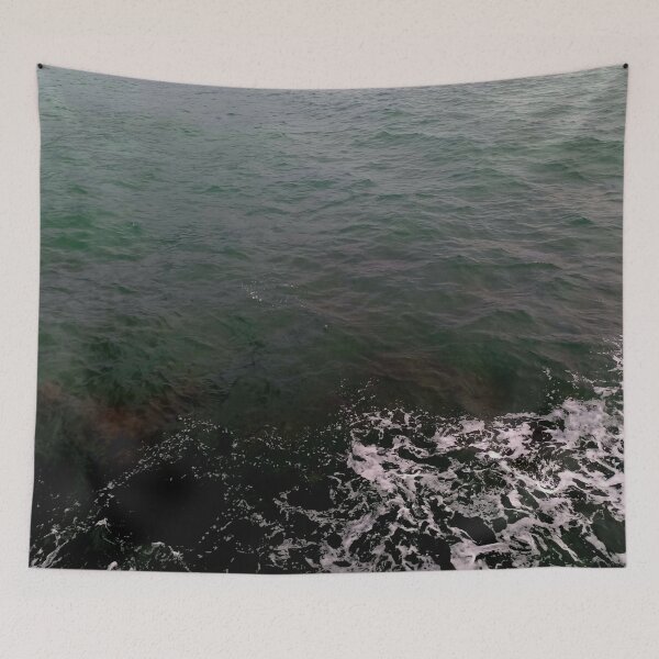 Item preview, Deep Blue Green Water | Rocks | Waves | Embrulho Beach | Bombinhas | Brazil designed and sold by iwaya-bazaar.