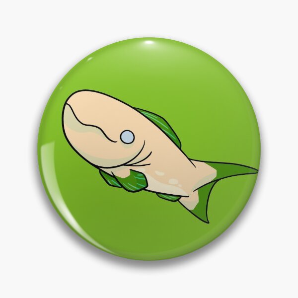 Item preview, Cute happy green fin fish designed and sold by kukulgraphics.