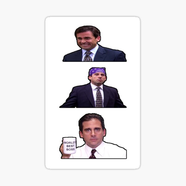 Vista previa del artículo con la obra «el conjunto de pegatinas de oficina», diseñado y vendido por BOSHIRT.
