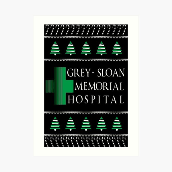 Grey Sloan Memorial Hospital T shirt Lámina artística