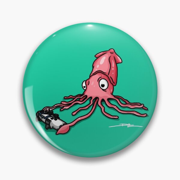 Item preview, When the Squid Plays the Game designed and sold by RiceguyDesigns.