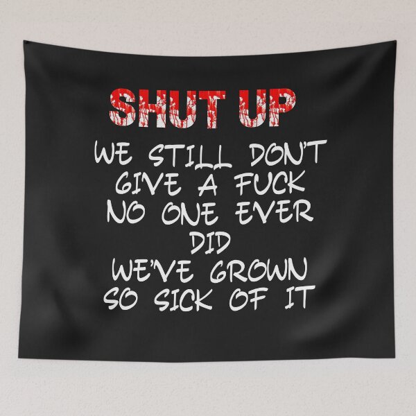 Item preview, Shut Up ... designed and sold by MetalRockProg.