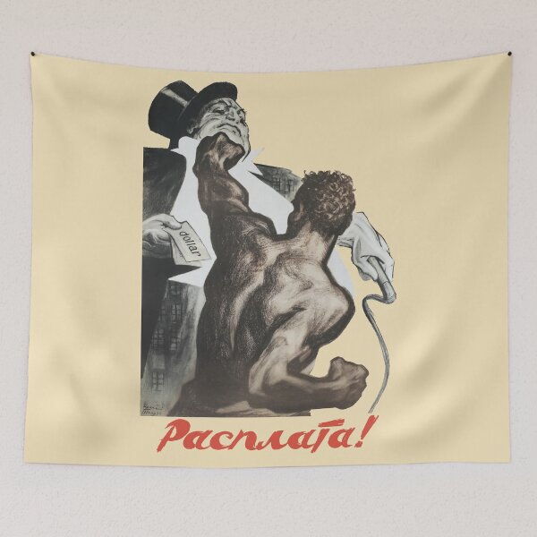Item preview, Payback! - Soviet Propaganda, Class War, Socialist, Leftist  designed and sold by SpaceDogLaika.