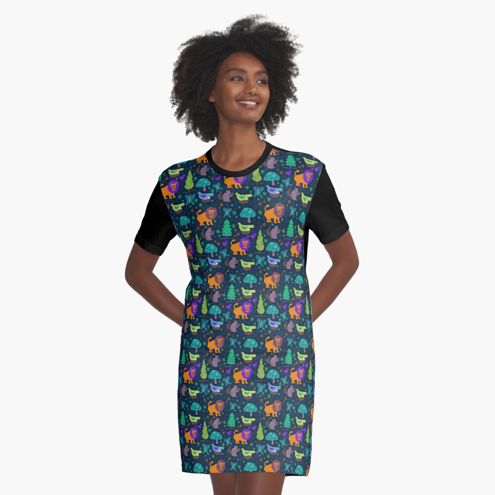 Item preview, Graphic T-Shirt Dress designed and sold by joanherlinger.