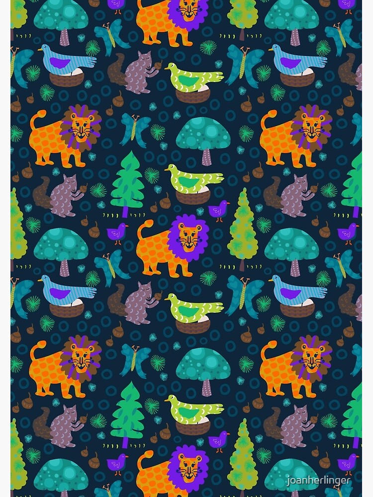 Thumbnail 3 of 3, Journal, Magical Forrest Creatures designed and sold by joanherlinger.