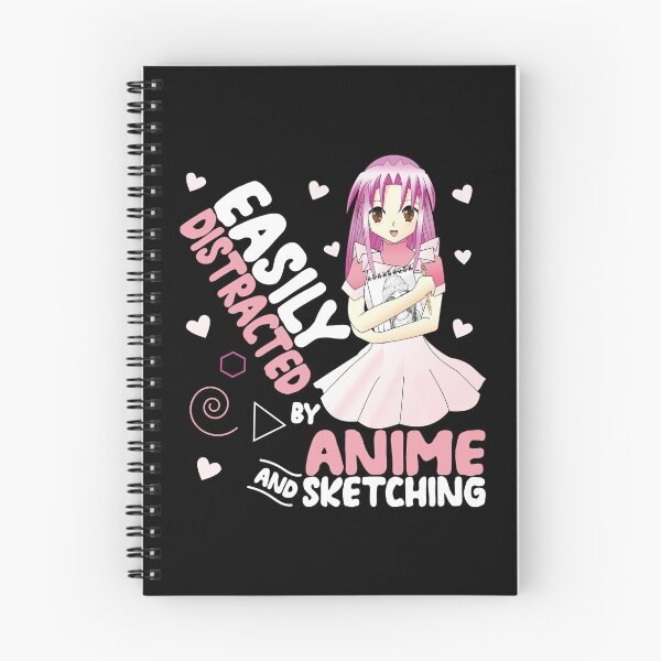 Item preview, Easily Distracted by Anime and Sketching Funny Anime designed and sold by Estrytee.
