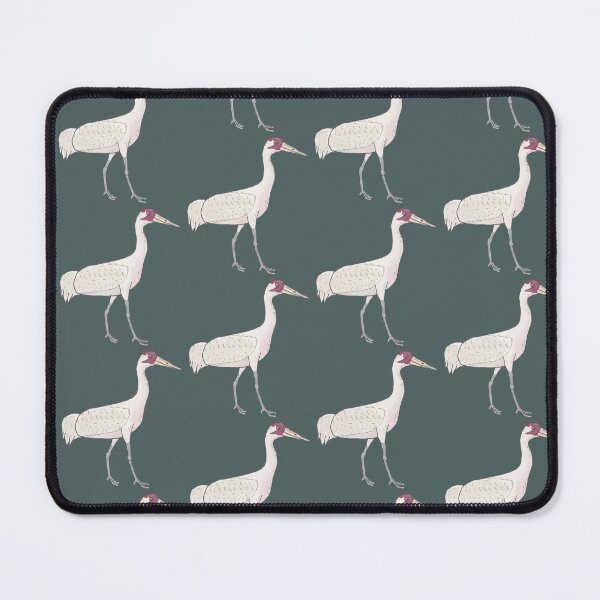 Item preview, Whooping Crane bird species watercolor art designed and sold by TheWaterBirds.