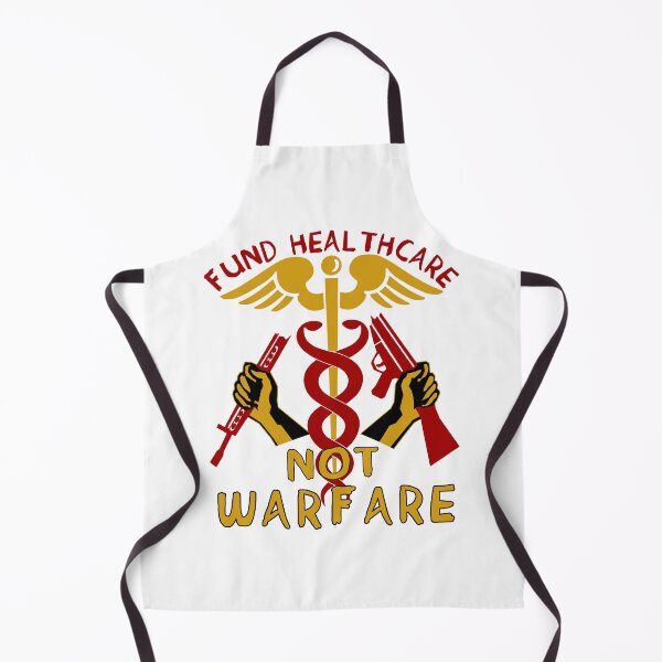 Item preview, Fund Healthcare Not Warfare - Anti War, Anti Imperialist, Medicare For All, Socialist, Leftist designed and sold by SpaceDogLaika.