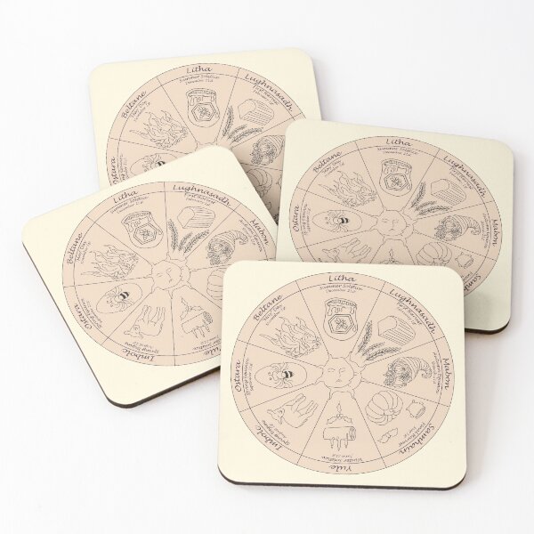 Item preview, Pagan Wheel of the Year (Sepia) designed and sold by sapiensfelis.