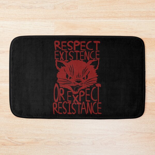 Item preview, Respect Existence Or Expect Resistance - Sabo Tabby, Punk, Leftist, Socialist  designed and sold by SpaceDogLaika.