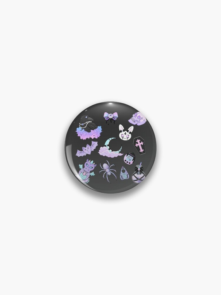 Pastel Goth Pins and Buttons for Sale