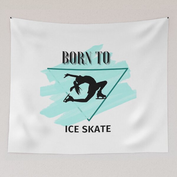 Item preview, born to ice skate designed and sold by reka88.