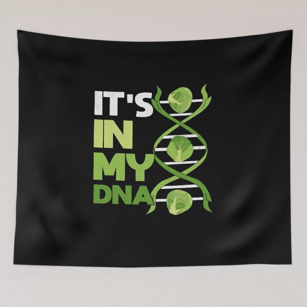 Item preview, ITS IN MY DNA, Cabbage, Brussels Sprouts designed and sold by Printed-Memes.
