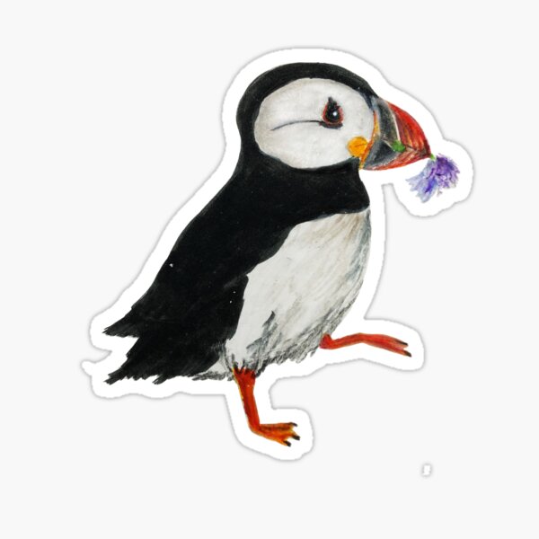 Item preview, Atlantic Puffin designed and sold by alongtimeago.