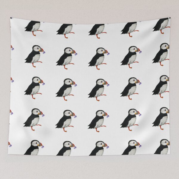 Item preview, Atlantic Puffin designed and sold by alongtimeago.