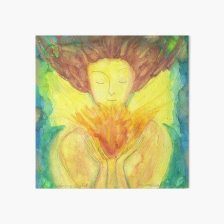 Welcome Light Art Board Print