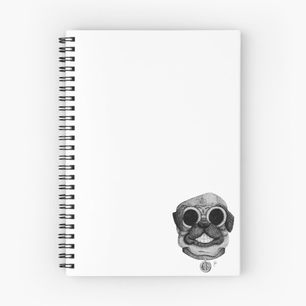 Item preview, Hippie pug designed and sold by MegCStudio.