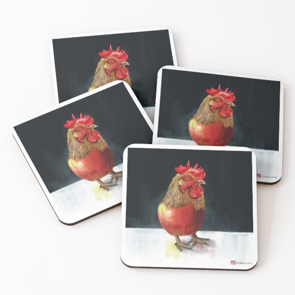 Item preview, AppleChicken/Super Food designed and sold by ink-black-white.